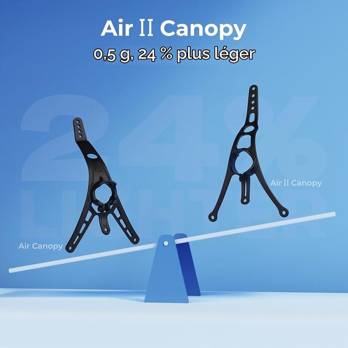 Lot de 5 Canopées FPV Ultra-Légères - Angle Réglable - Jusqu'à -32%