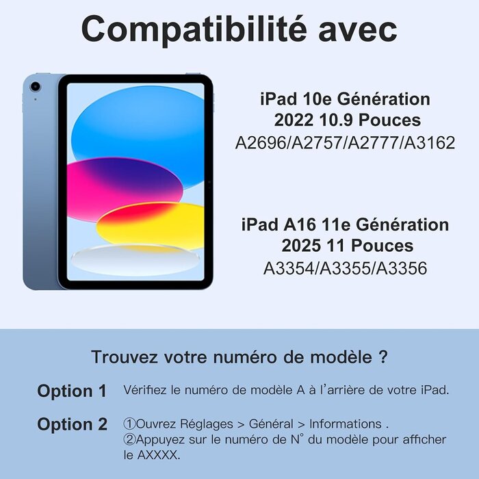 Étui Clavier pour iPad 10 (10,9") - Jusqu'à 34% de remise