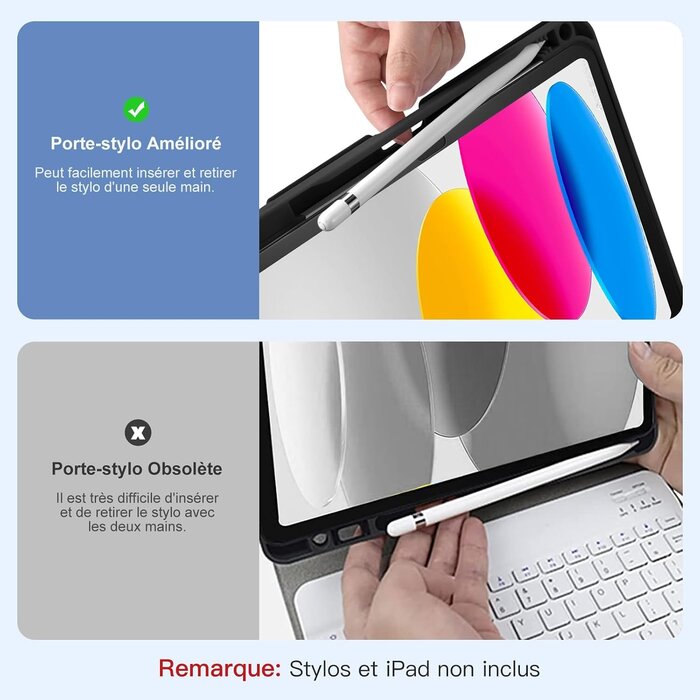 Étui Clavier pour iPad 10 (10,9") - Jusqu'à 34% de remise
