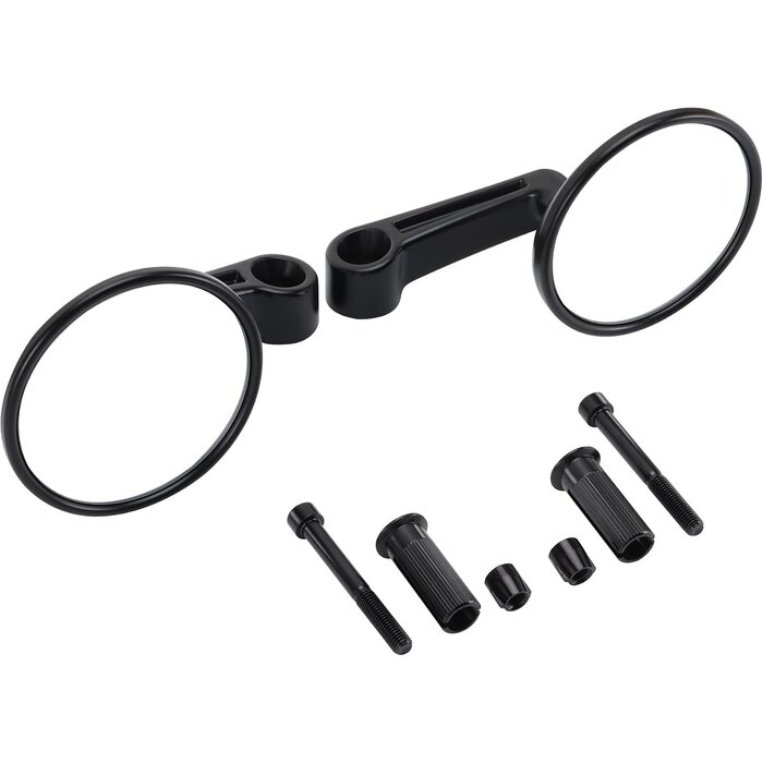 Rétroviseur universel pour guidon 22 mm - Noir - Jusqu'à 52% de réduction