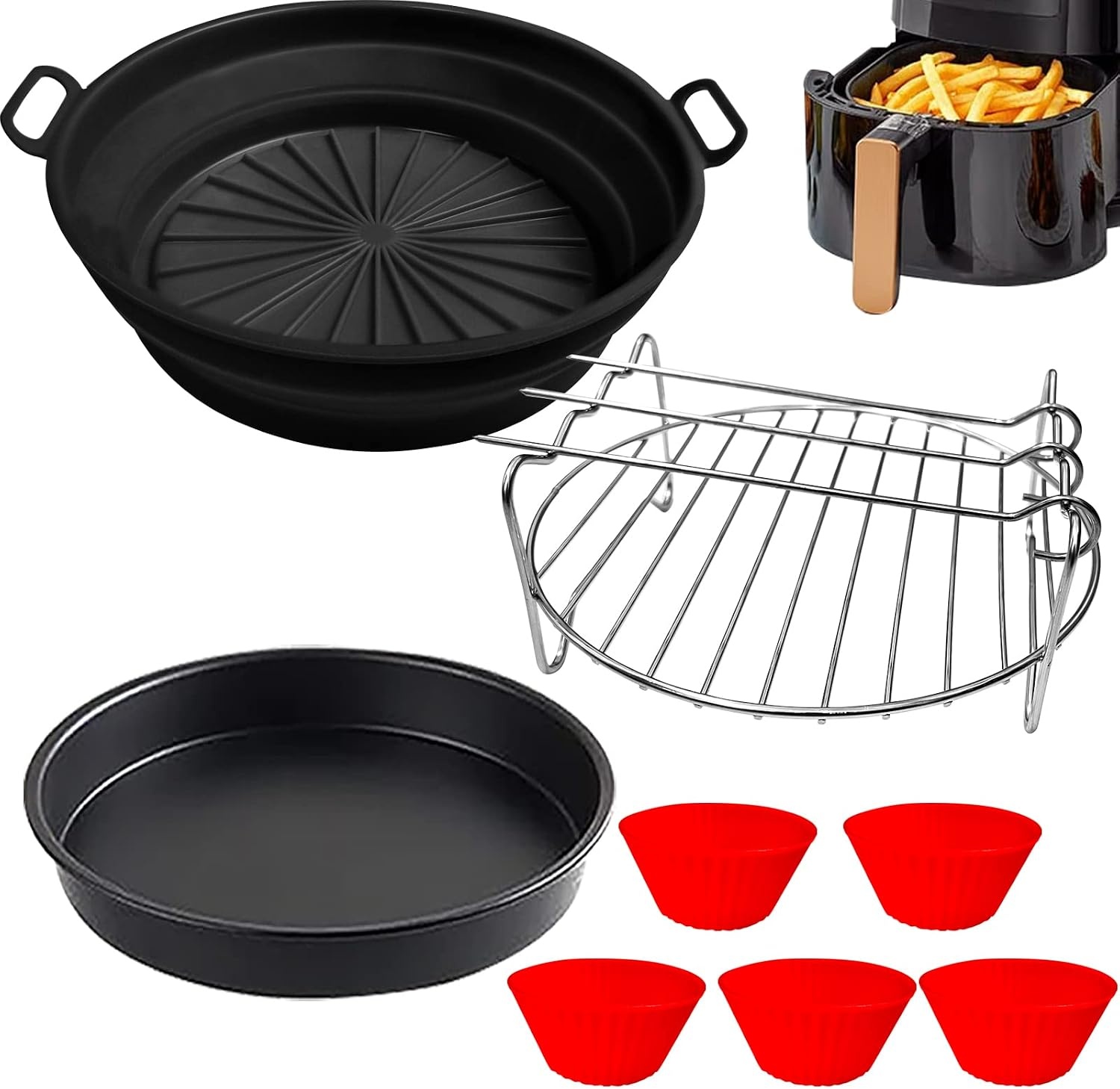 Kit d'accessoires 4 pièces pour Airfryer - Jusqu'à 51% de remise
