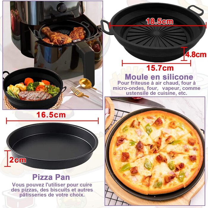Kit d'accessoires 4 pièces pour Airfryer - Jusqu'à 51% de remise