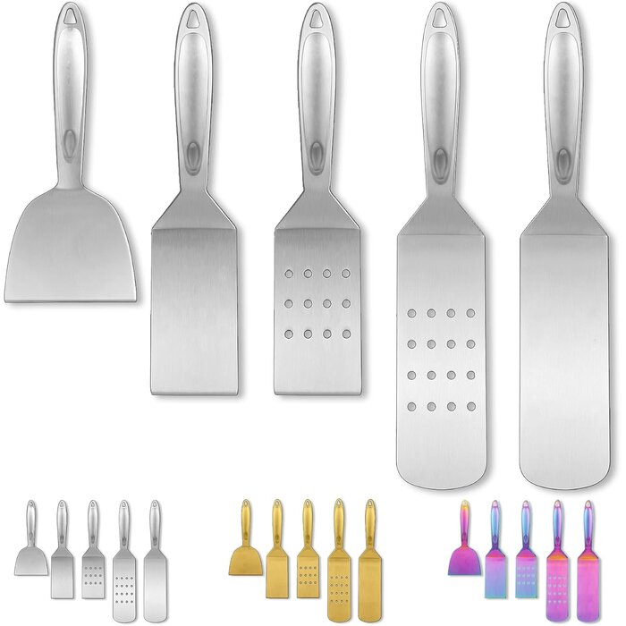 Set de 5 ustensiles de barbecue en acier inoxydable - Jusqu'à 52% de remise