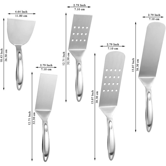 Set d'outils de barbecue 5 pièces - Acier inoxydable - Jusqu'à -52%