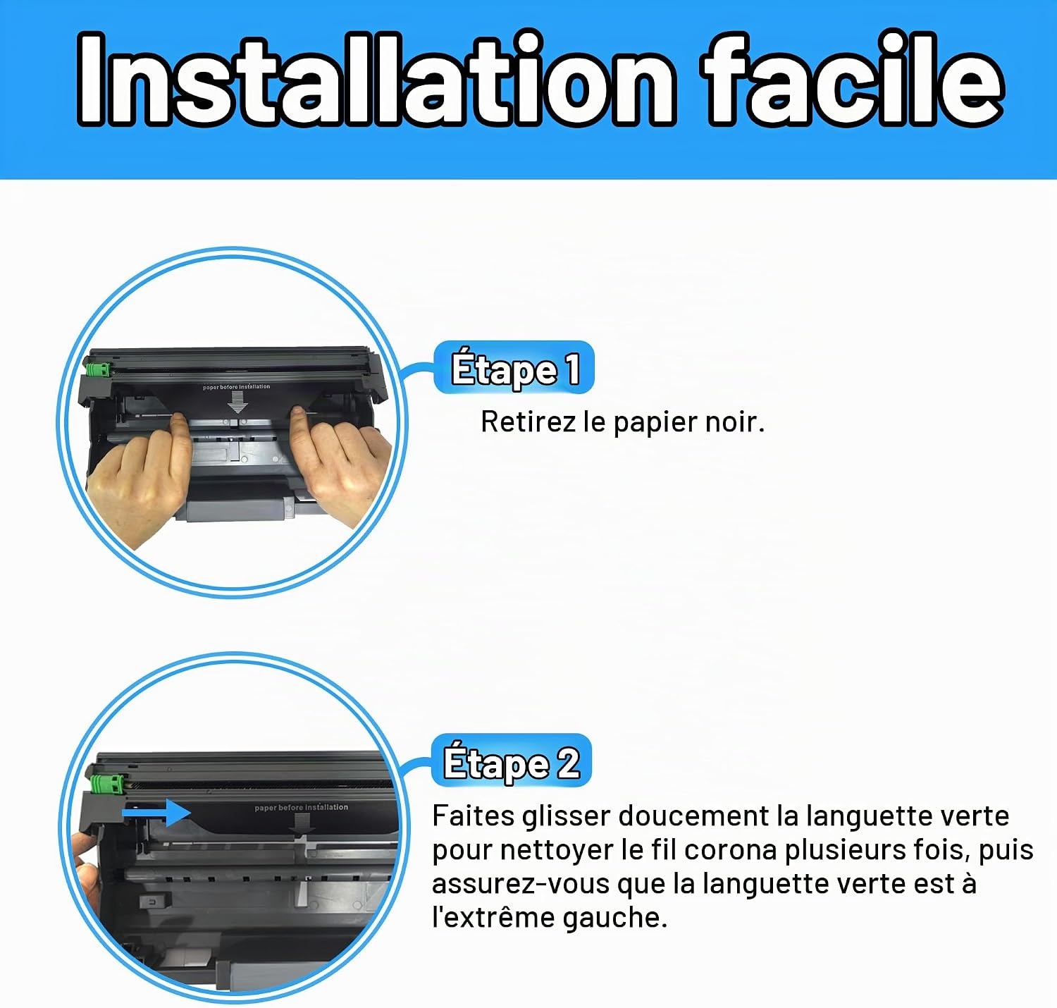 Tambour d'imprimante compatible - Haute performance - Jusqu'à 51% de réduction