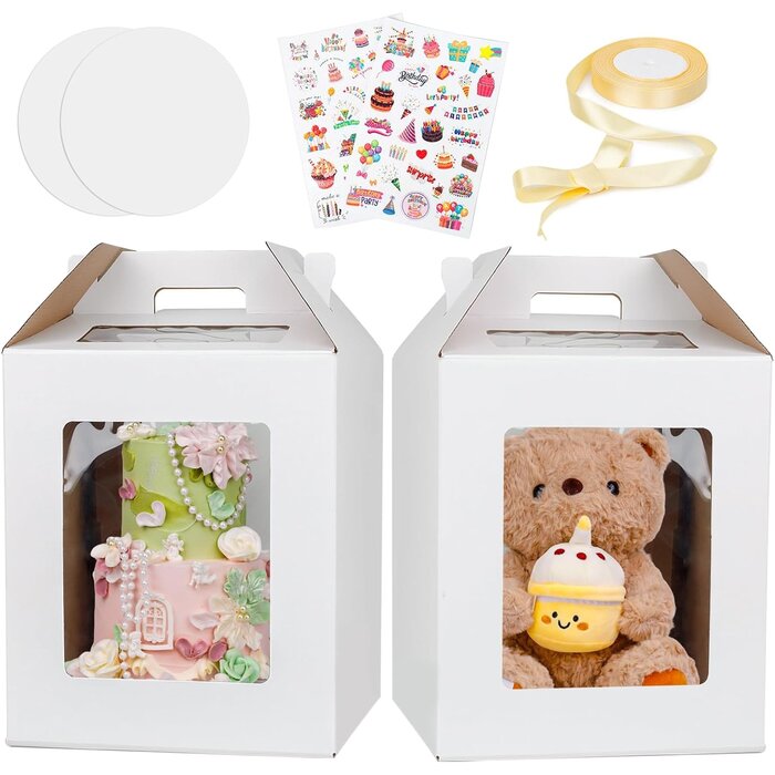 Lot de 2 boîtes à gâteaux hautes 30,5cm - Jusqu'à -51% sur l'outlet