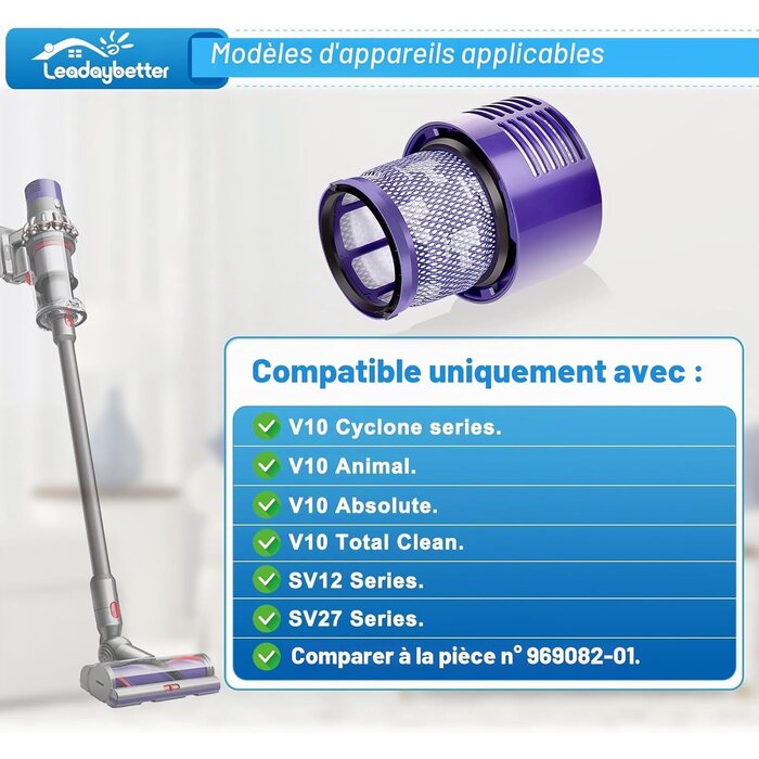 Lot de 2 Filtres HEPA Aspirateur - Jusqu'à 41% de remise sur l'Outlet
