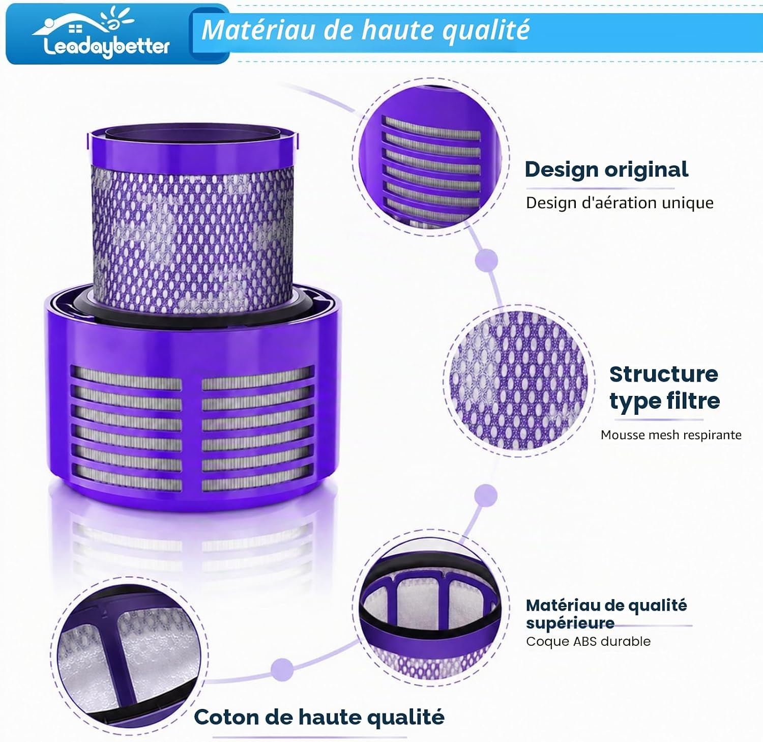 Lot de 2 Filtres HEPA Aspirateur - Jusqu'à 41% de remise sur l'Outlet