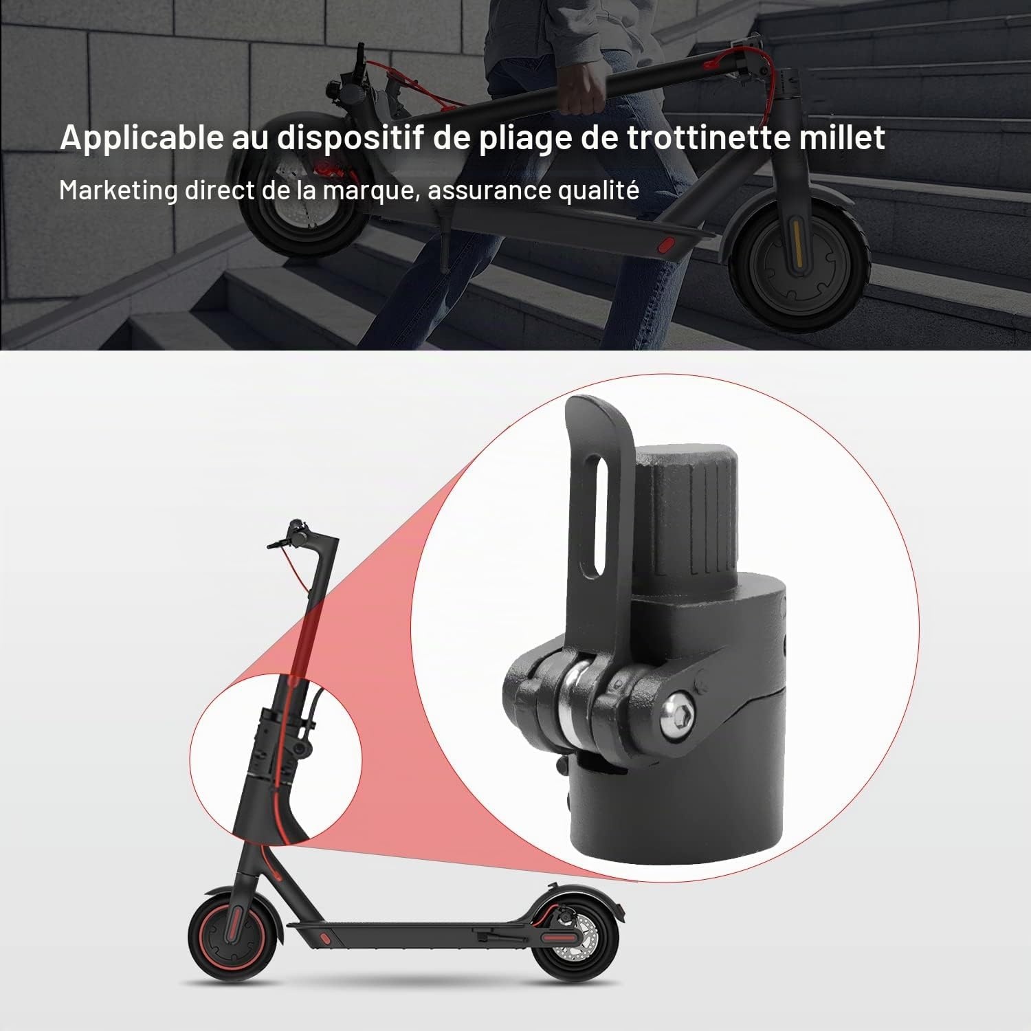 Mécanisme de pliage pour trottinette électrique - Jusqu'à 37% de remise