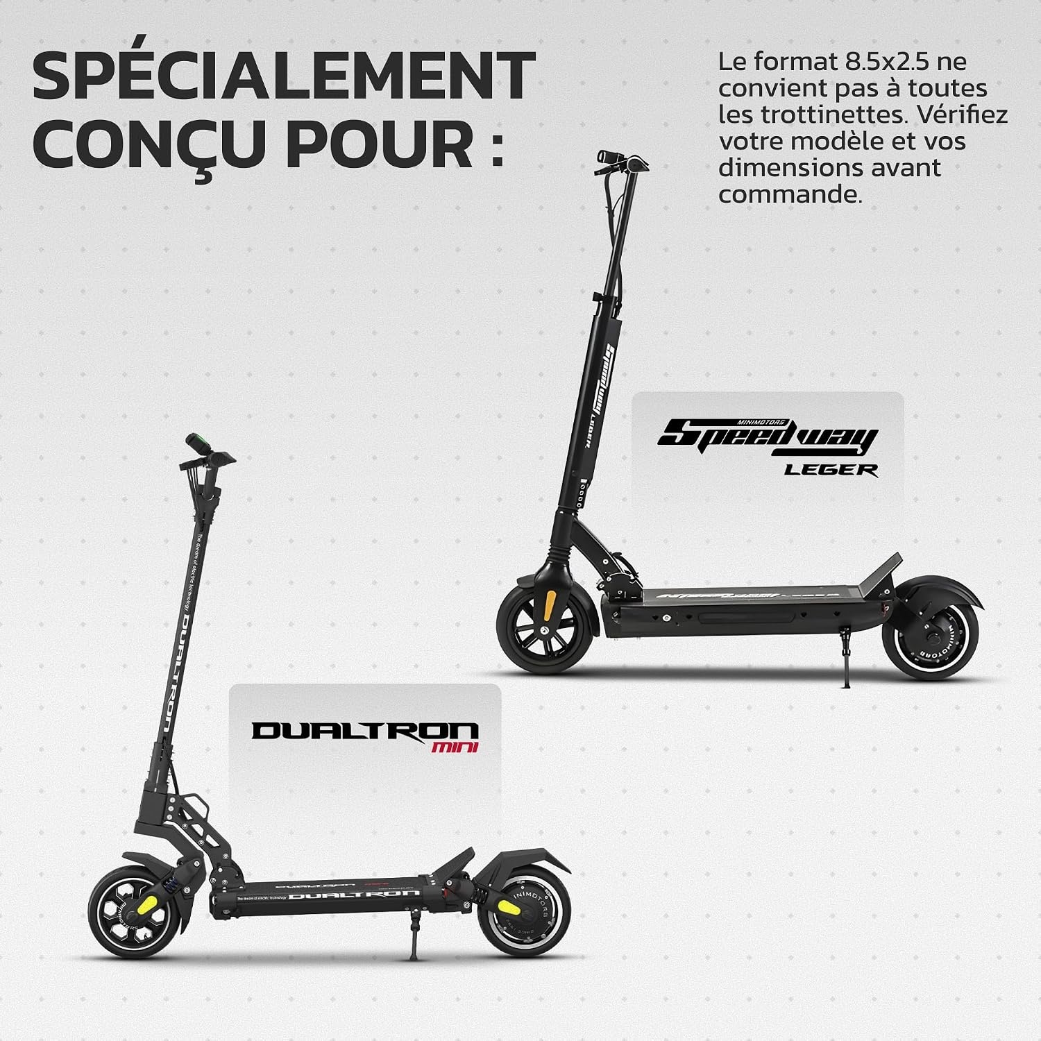 Pneu plein increvable 8,5x2,5 pouces - Jusqu'à -34% sur votre équipement