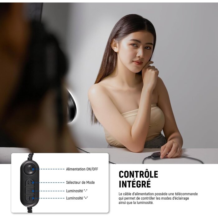 Anneau lumineux LED 5 pouces - Jusqu'à 37% de remise sur nos modèles