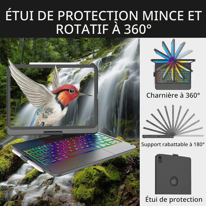 Étui Clavier iPad 10,9" (10e gén) - Protection & Productivité - Jusqu'à -38%