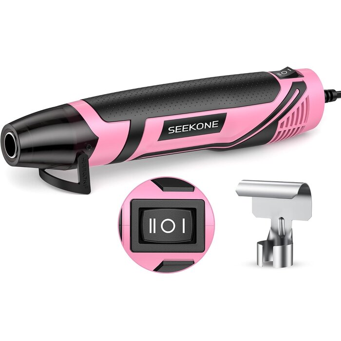 Mini pistolet à air chaud 350W - Turquoise - Jusqu'à -33% sur l'outlet