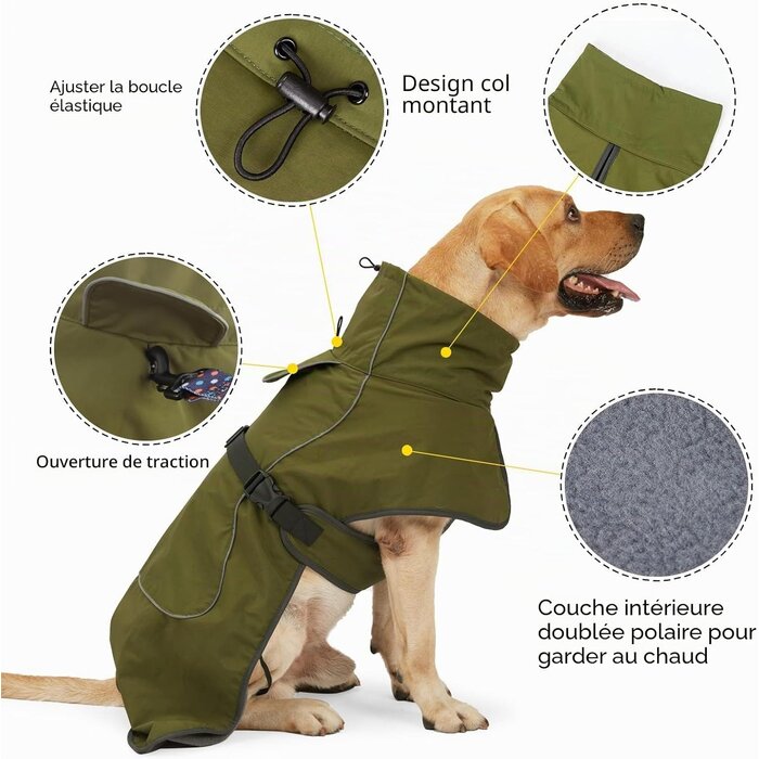 Pull-over polaire pour chiens - Bleu marine - Jusqu'à 33% de réduction