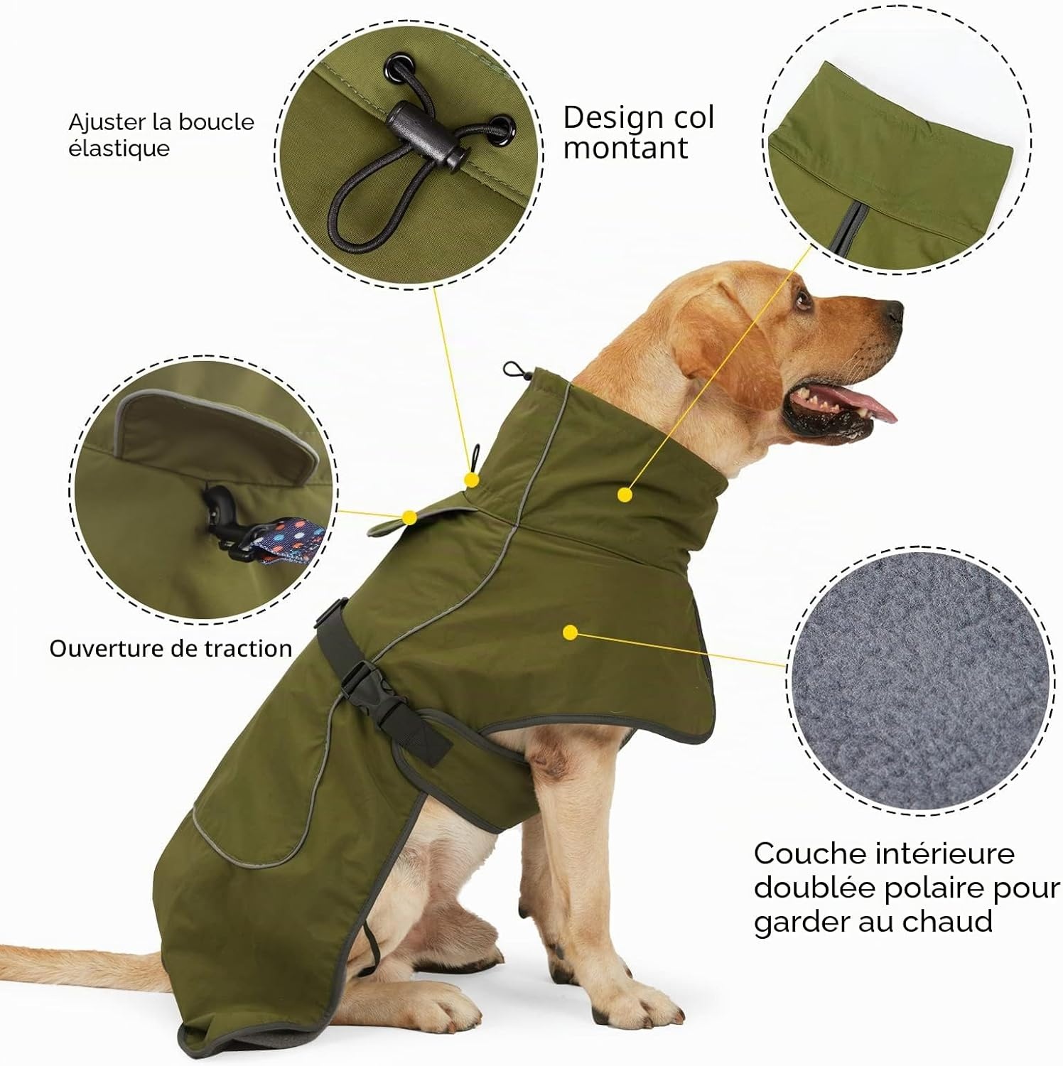 Pull-over polaire pour chiens - Bleu marine - Jusqu'à 33% de réduction