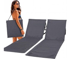 Lot de 2 tapis de plage pliables avec dossier réglable - Jusqu'à -41%