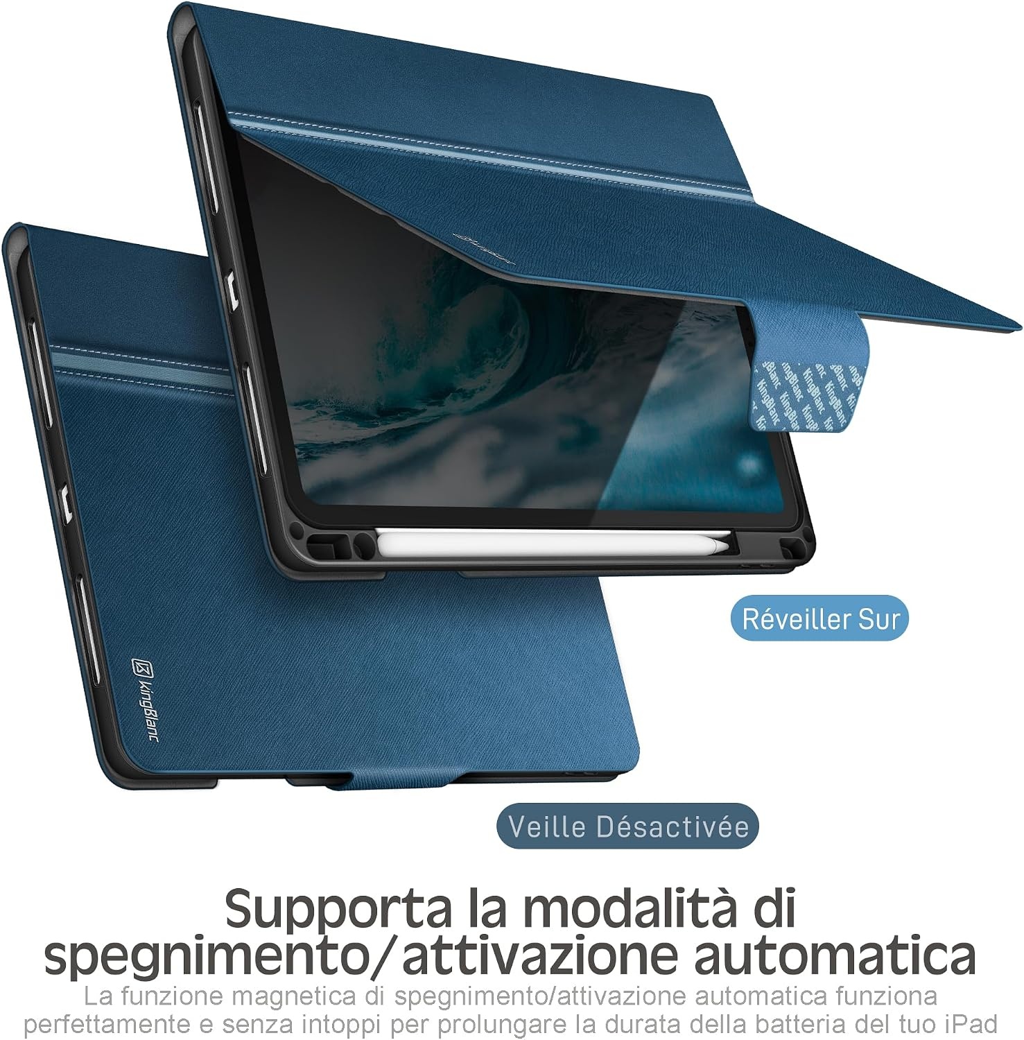 Étui de protection pour iPad Air 11" (2024-2020) - Bleu - Jusqu'à -38%