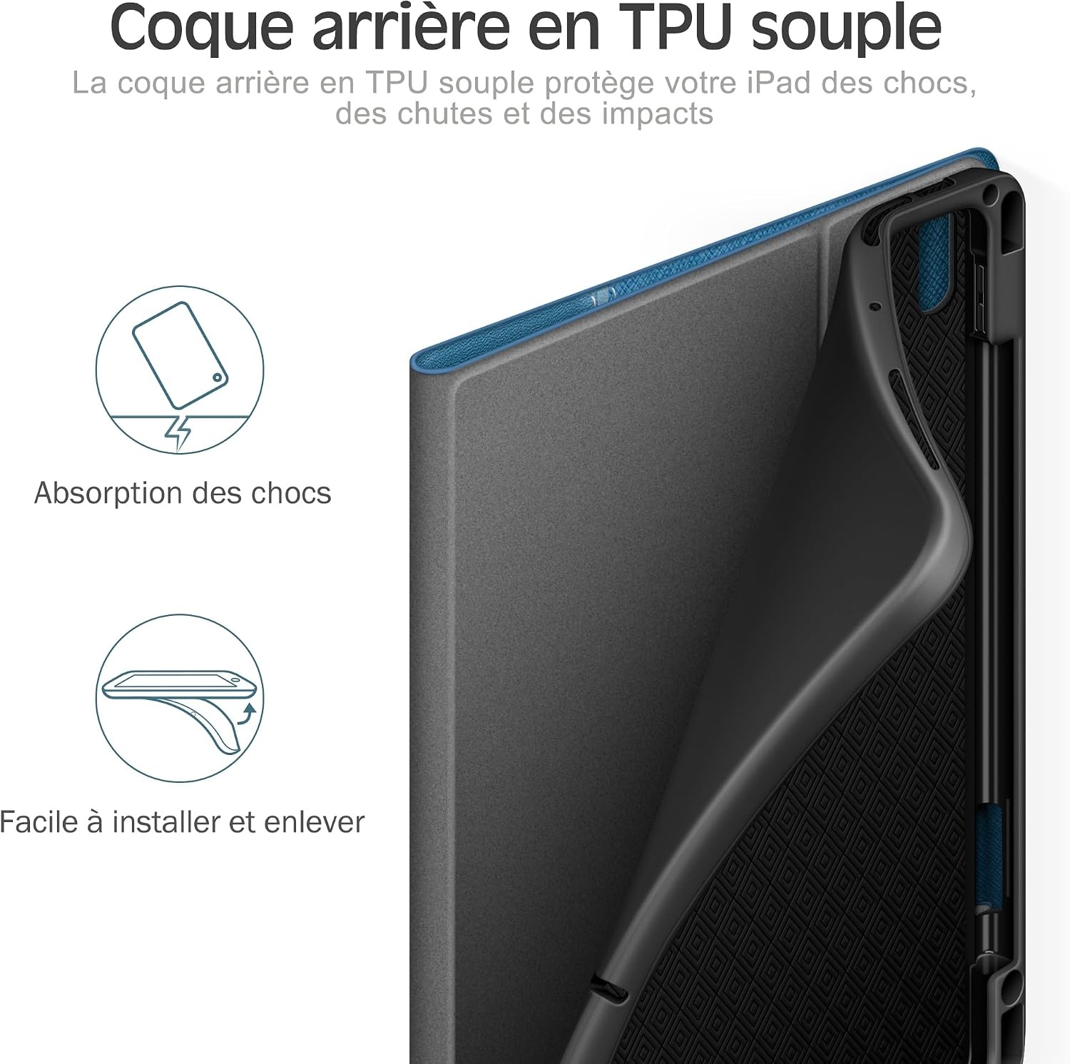 Étui de protection pour iPad Air 11" (2024-2020) - Bleu - Jusqu'à -38%