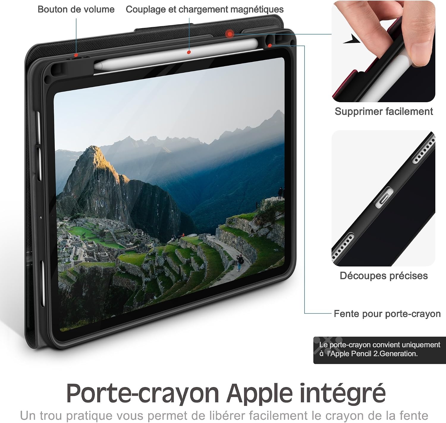 Étui pour iPad Air 5/4 10,9" Noir - Protection Premium - Jusqu'à -38%