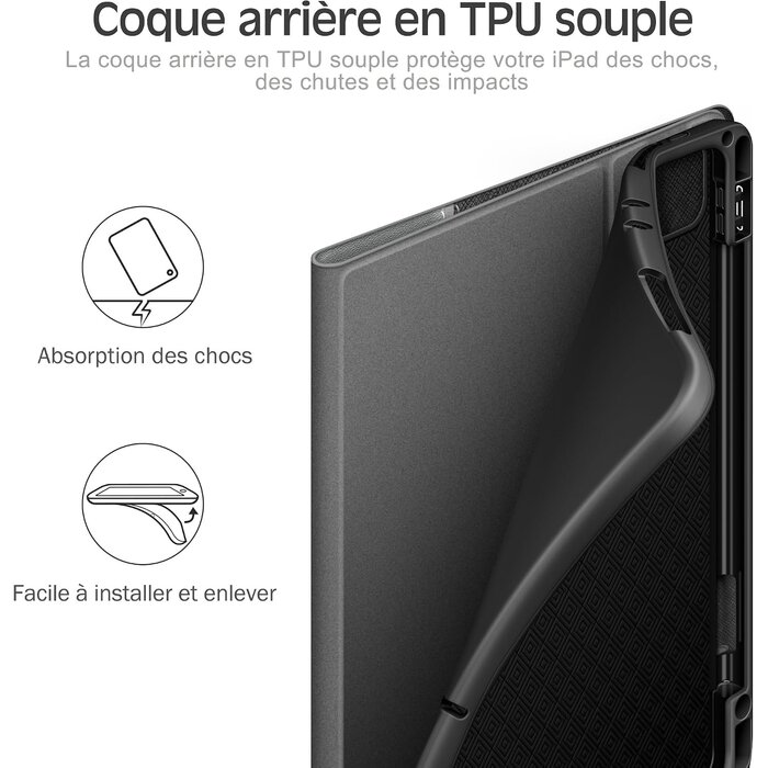 Étui de protection pour iPad Pro 11 pouces - Noir - Jusqu'à -34%