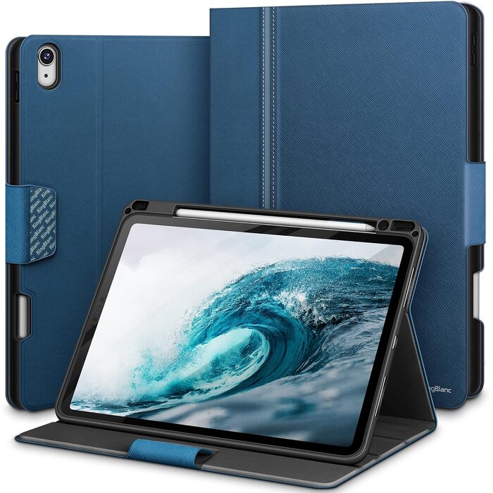 Étui iPad Air 11" et 10,9" - Bleu - Support Stylet - Jusqu'à 34% de remise