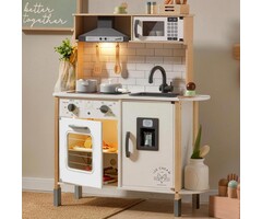 Cuisine pour enfants en bois anthracite - Jusqu'à 37% de remise
