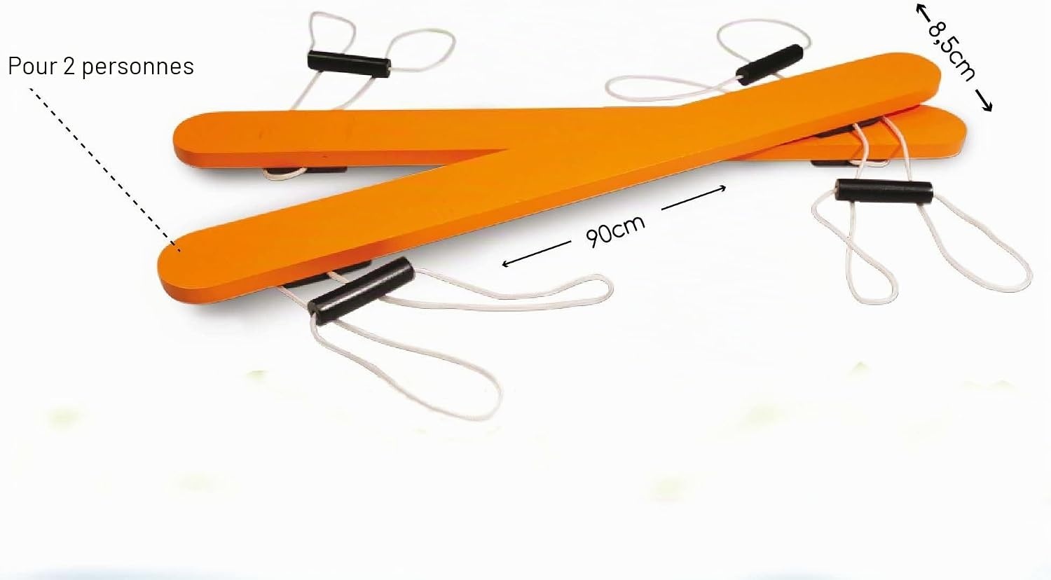 Skis de marche bois oranje hout 90 cm - 64% de remise - Équilibre et coordination