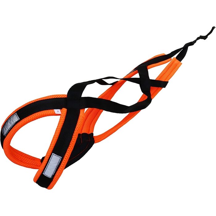 Harnais de traction X-Back pour chien - Noir/Orange - Jusqu'à -36%