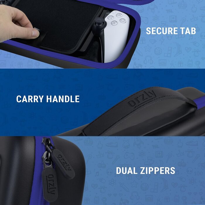 Étui de transport pour console portable - Noir et Bleu - Jusqu'à -35%