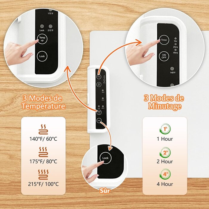 Plaque Chauffante en Silicone - 240W - Jusqu'à 35% de remise