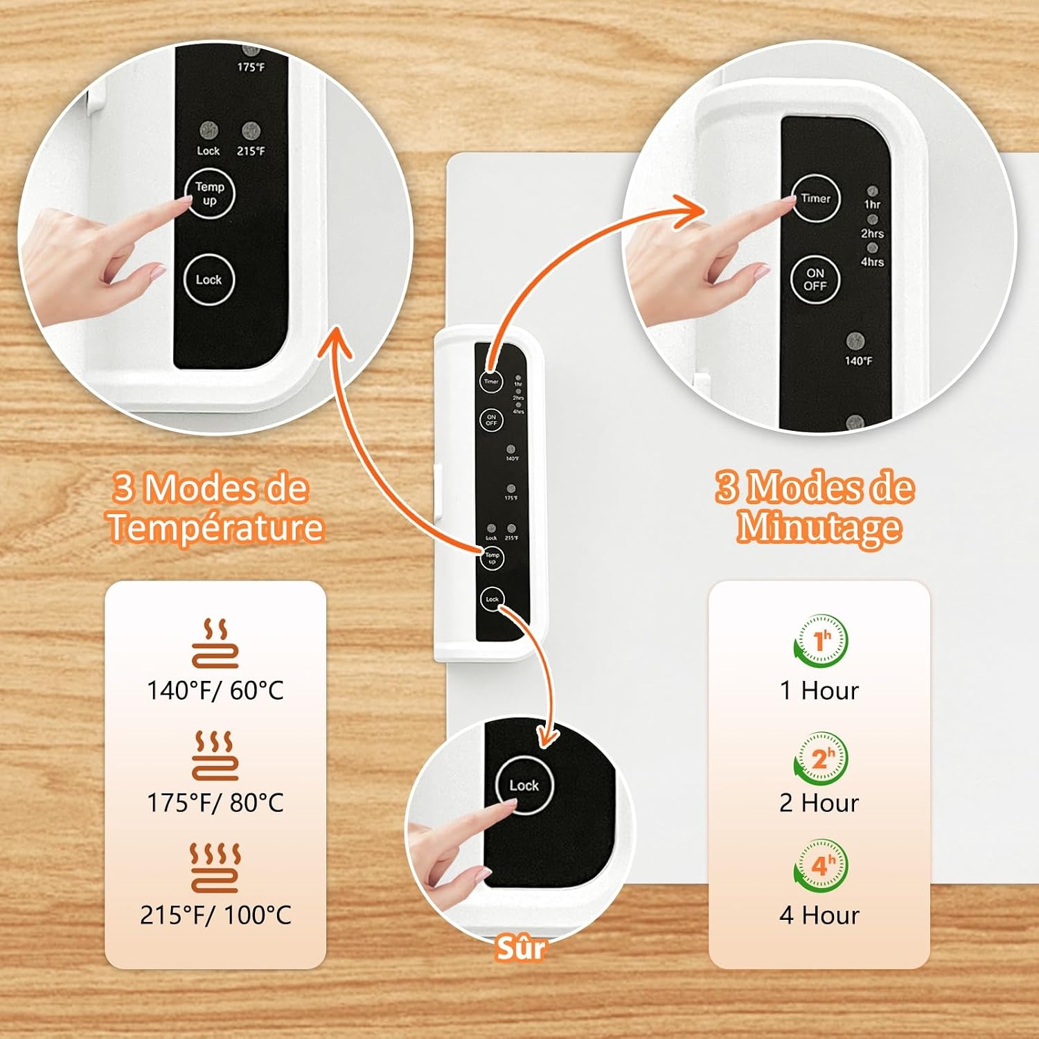 Plaque Chauffante en Silicone - 240W - Jusqu'à 35% de remise