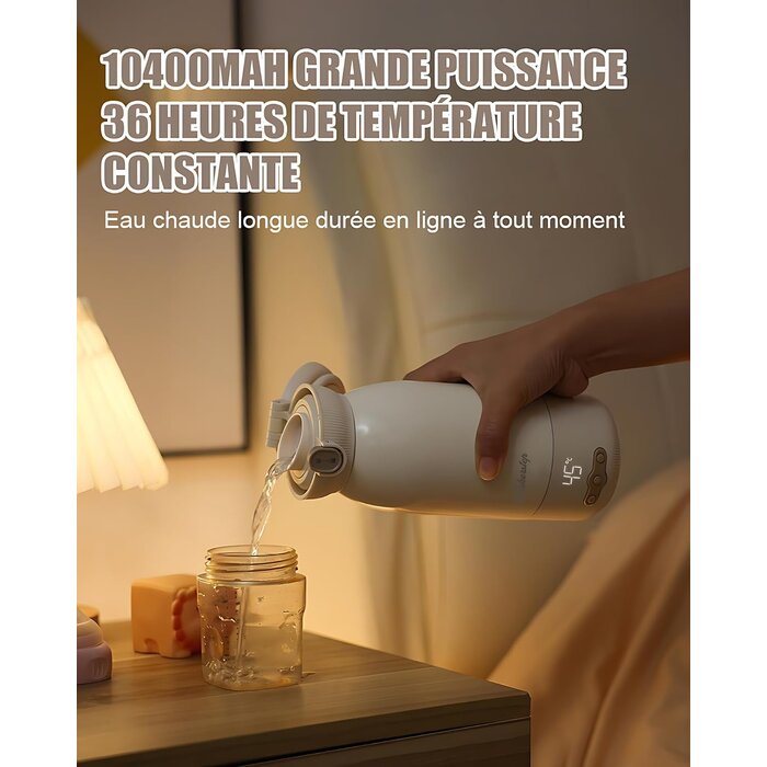 Chauffe-biberon portable 500ml - Jusqu'à -28,1% sur votre achat