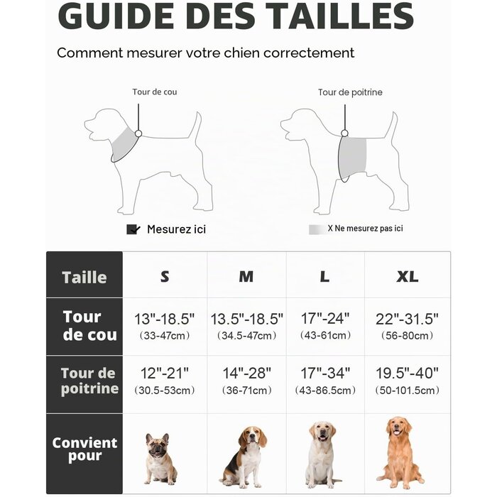 Harnais lumineux anti-traction pour chien - Jusqu'à 25,4% de remise