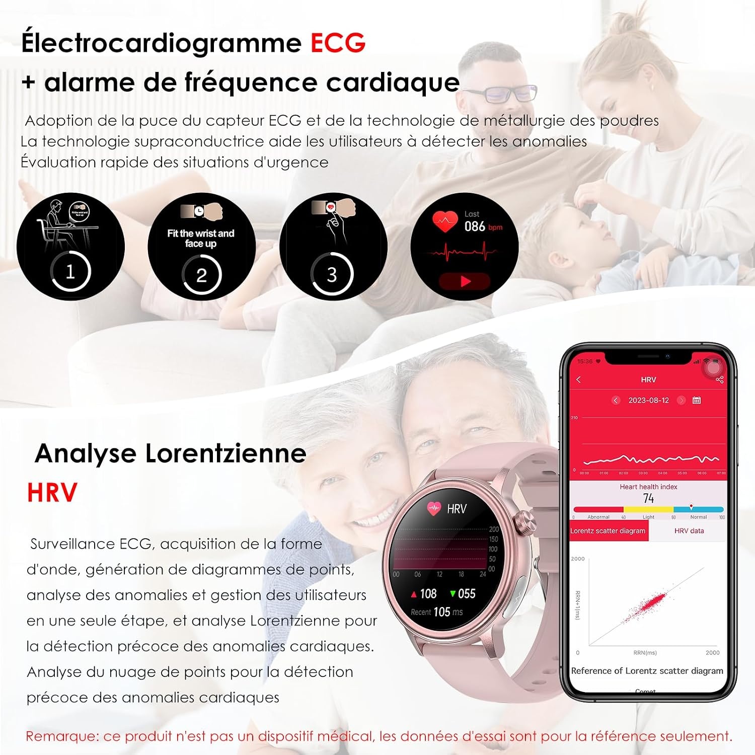 Montre Connectée Santé & Sport - Jusqu'à -55% sur votre exemplaire