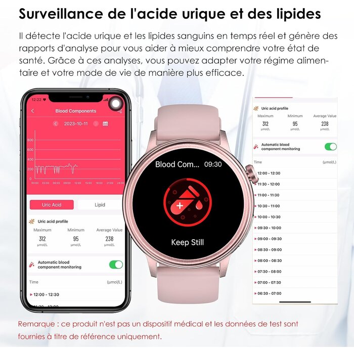 Montre Connectée Santé & Sport - Jusqu'à -55% sur votre exemplaire