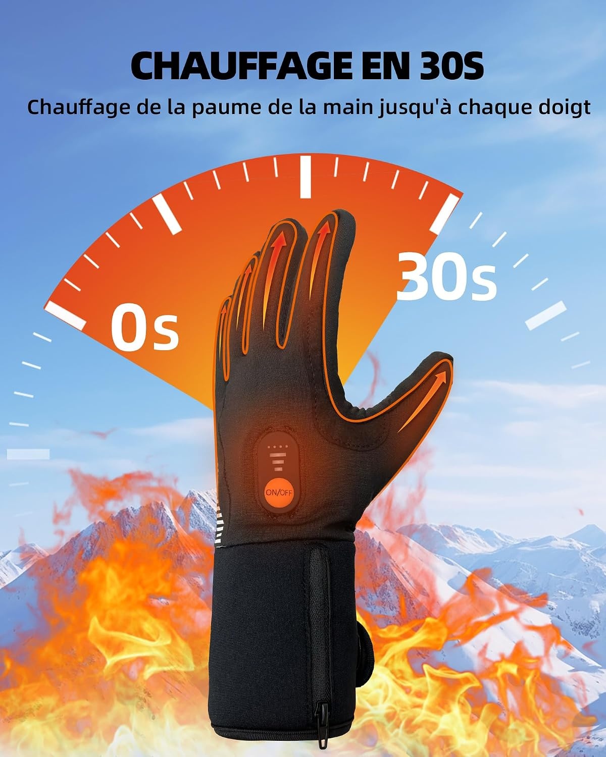 Gants chauffants rechargeables XS-S : -79% sur votre confort hivernal