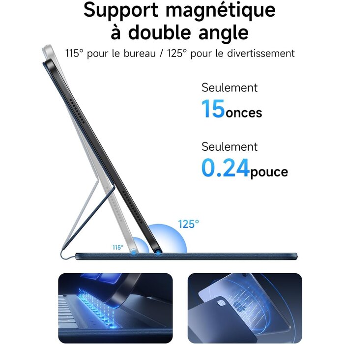Hou Étui clavier QWERTY Espagnol pour iPad 10 (2022) - Jusqu'à -76% de remise