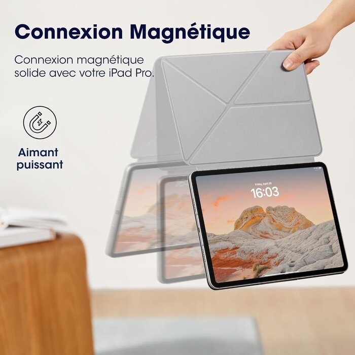 Étui Premium pour iPad Air 13" & Pro 12.9" - Blanc - Jusqu'à -70%