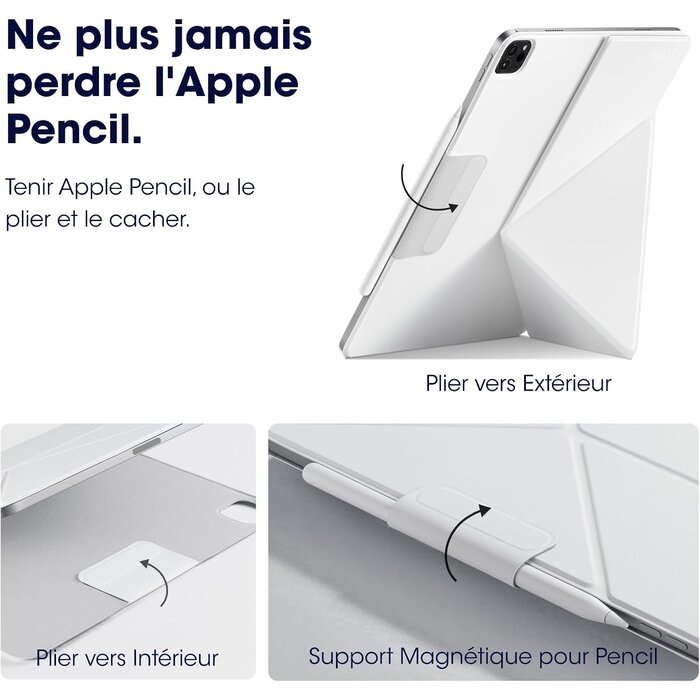 Étui Premium pour iPad Air 13" & Pro 12.9" - Blanc - Jusqu'à -70%