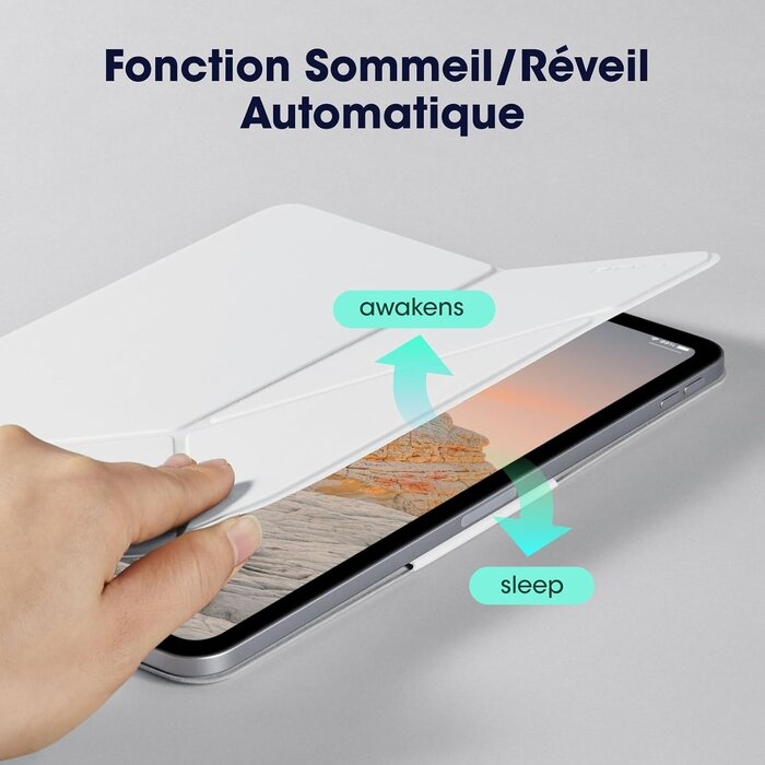 Étui Premium pour iPad Air 13" & Pro 12.9" - Blanc - Jusqu'à -70%