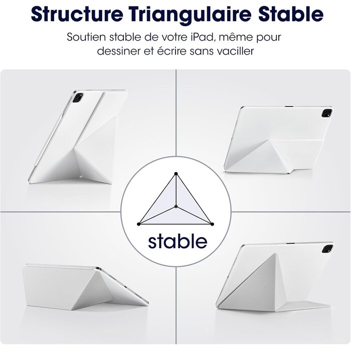 Étui Premium pour iPad Air 13" & Pro 12.9" - Blanc - Jusqu'à -70%
