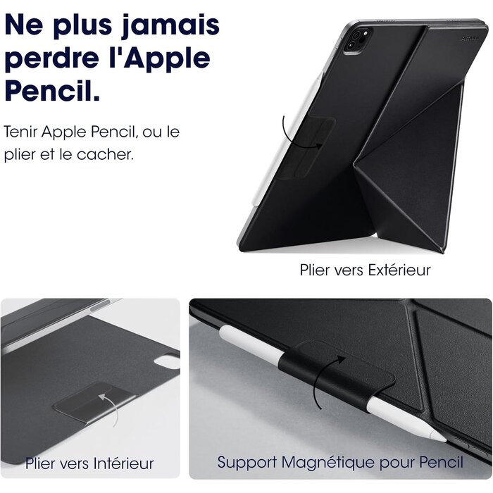 Étui folio magnétique pour iPad Air 13"/Pro 12.9" - Jusqu'à 76% de réduction