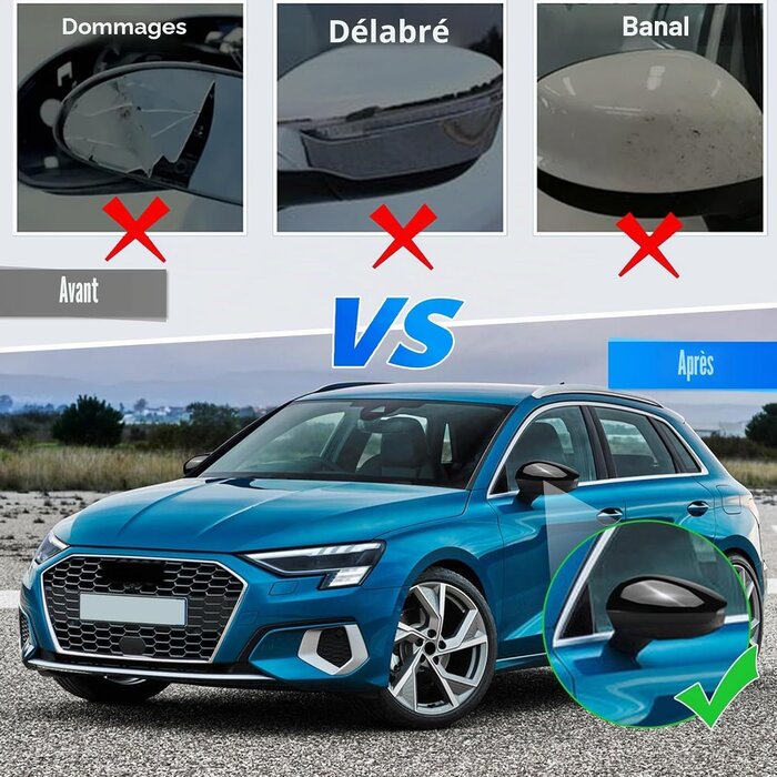 Coques de Rétroviseurs Carbone pour Audi 8Y - Jusqu'à 74% de réduction