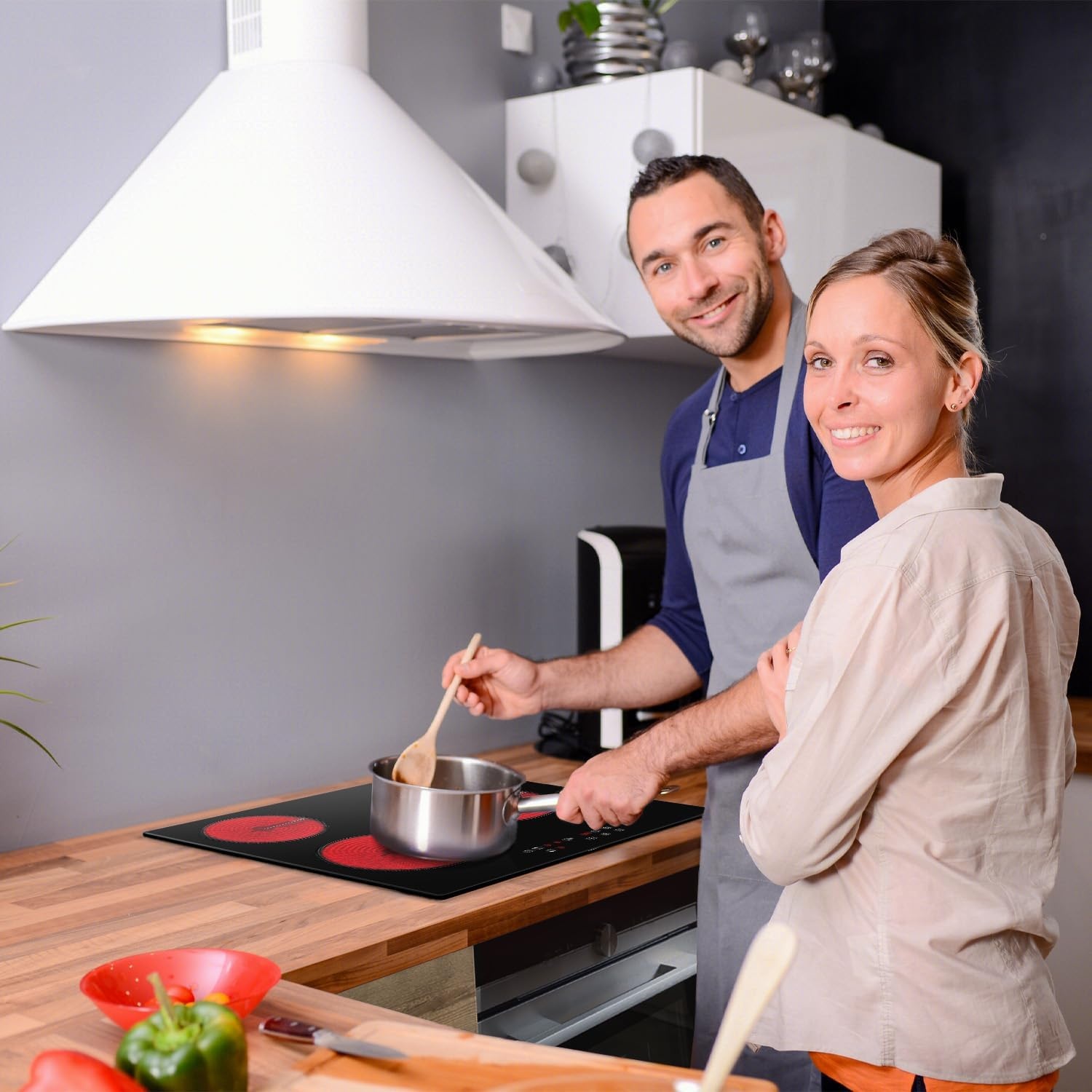 Table de cuisson vitrocéramique 60 cm - 3 zones - Jusqu'à -77% de réduction