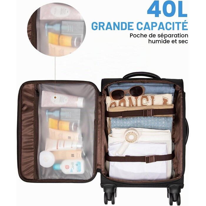 Sac à dos cabine extensible 45L - Jusqu'à -74% de remise
