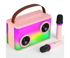 Système karaoké portable rose - Jusqu'à 74% de remise