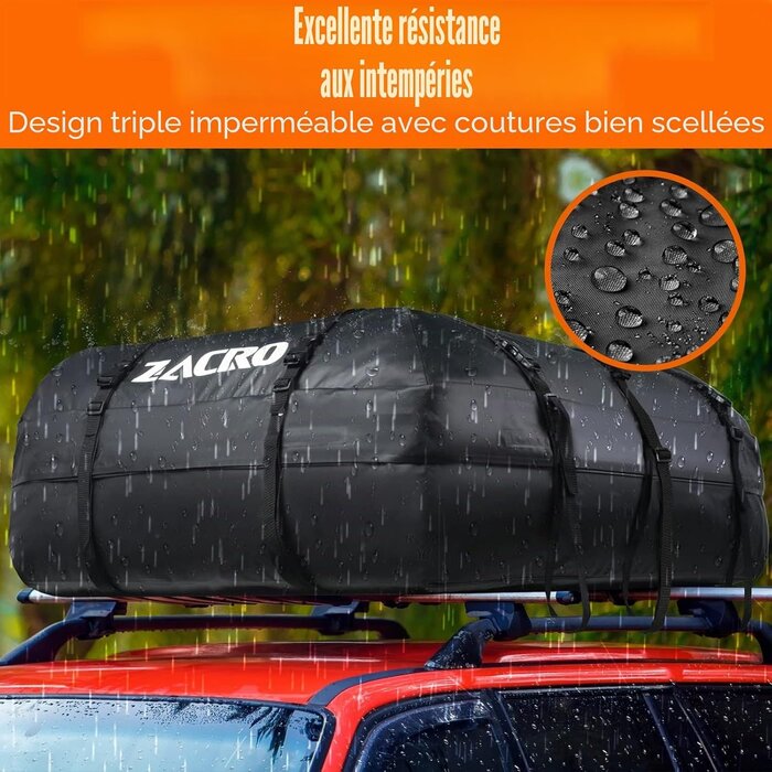 Sac de toit souple 425L - Étanche & Universel - Jusqu'à -34%