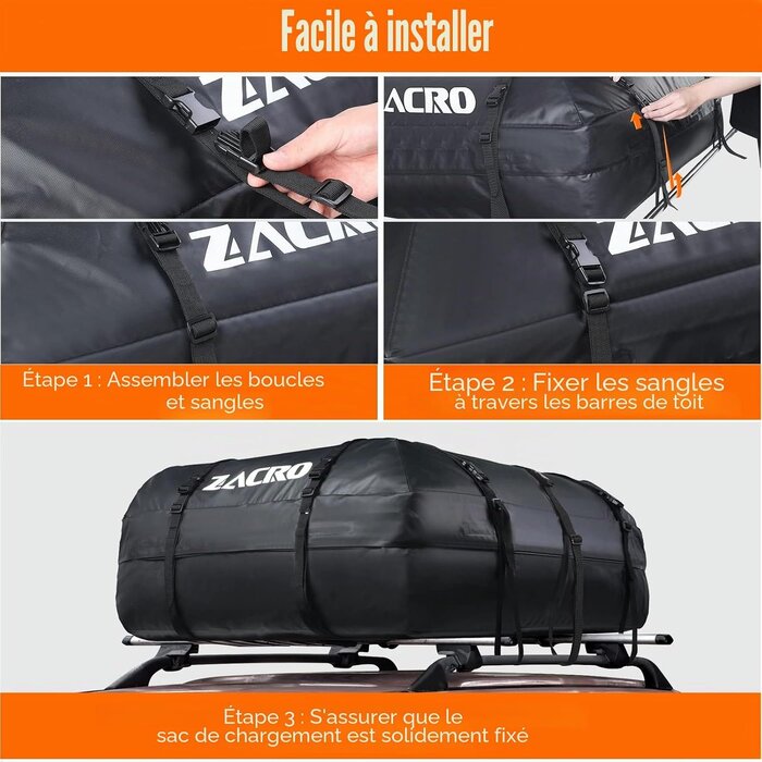 Sac de toit souple 425L - Étanche & Universel - Jusqu'à -34%