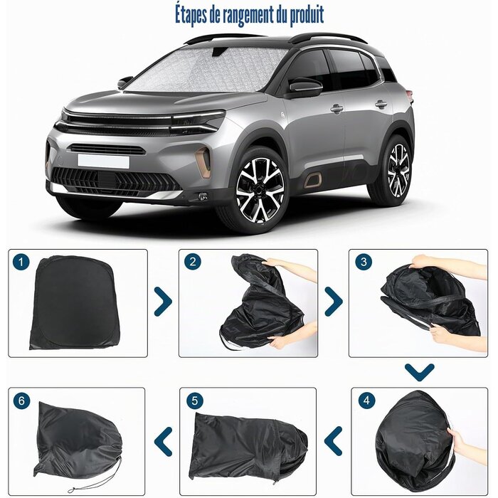 Pare-soleil pour Citroën C5 Aircross (2017-2024) - Jusqu'à 70% de remise