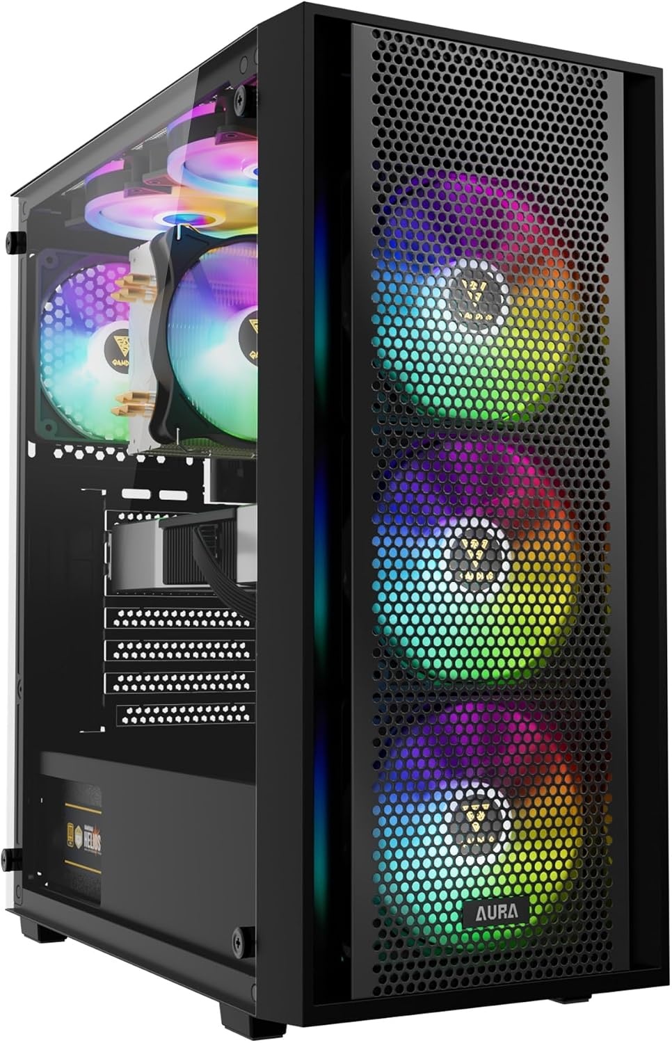Boîtier PC ATX Blanc - 4 Ventilateurs ARGB - Jusqu'à 74% de remise